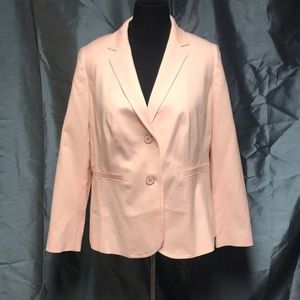 TALBOTS LIGHT PINK SUMMER BLAZER NWT 12W